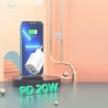 Travel charger VIDVIE PLE248 3A PD 20W USB+Type-C+cable USB/Micro white
