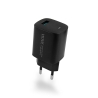 Travel charger VIDVIE PLE249 3A QC 3,0 18W USB+cable USB/Micro black