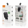 Travel charger VIDVIE PLE249 3A QC 3,0 18W USB+cable USB/Micro black