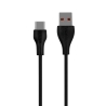 VIDVIE PLE249 Netzladegerät 1xUSB + Type C-Kabel 3A 18W QC 3.0 schwarz