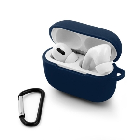 etui do apple airpods pro granatowy