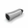 Car charger VIDVIE CC517C QC 3.0 18W 1xUSB+1xType-C silver