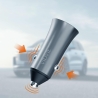 Car charger VIDVIE CC517C QC 3.0 18W 1xUSB+1xType-C silver