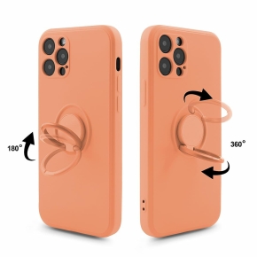 Etui FINGER RING für Samsung S21+ orange