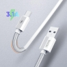 Cable VIDVIE C510 USB/Type C 3.1A1m white