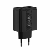 Travel charger VIDVIE PLE231 3.4A 3xUSB+cabel USB/Micro black