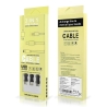 Kabel 3w1 USB/Micro + Type C + iPhone 2.1A, 1m czarny