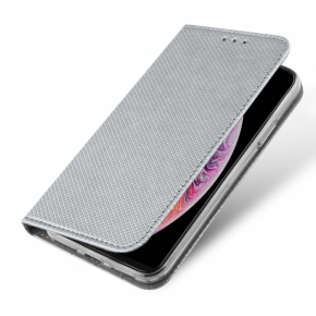 MAGNET BOOK Case for Apple iPhone XS MAX Silver