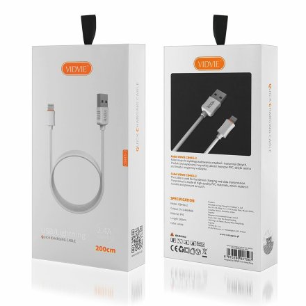 kabel vidvie cb443 2 usblightning 2m