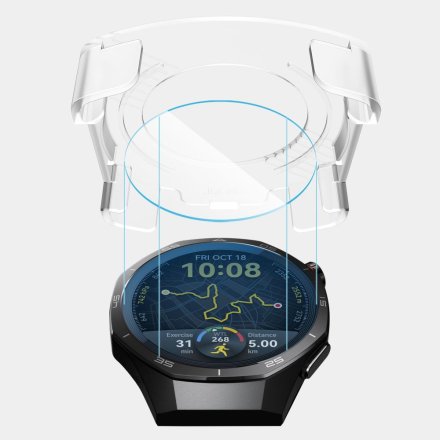 SZKŁO HARTOWANE TECH-PROTECT EASY SET+ 2-PACK HUAWEI WATCH GT 5 PRO (46 MM) CLEAR
