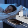 TECH-PROTECT NCA30 2-PORT NETWORK CHARGER PD 30W / QC3.0 + TYPE-C CABLE WHITE