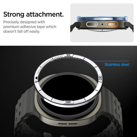 SPIGEN BEZEL TUNE PILOT SAMSUNG GALAXY WATCH 8 (44 MM) SILVER