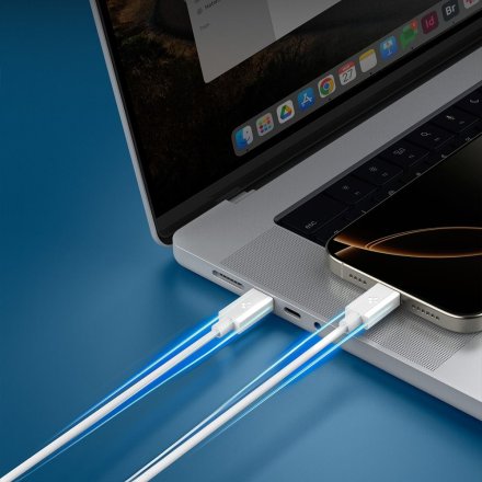 SPIGEN EB6020CC ESSENTIAL TYPE-C CABLE 60W 200CM WHITE