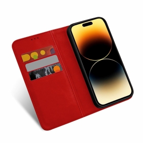 Kabura PRIME BOOK für Samsung S24 FE rot