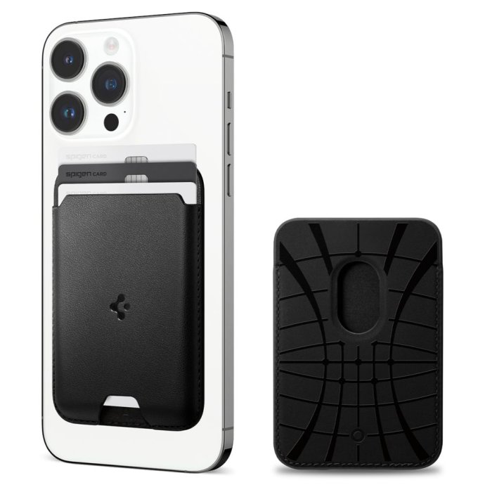 SPIGEN VALENTINUS PRO MAGSAFE WALLET BLACK