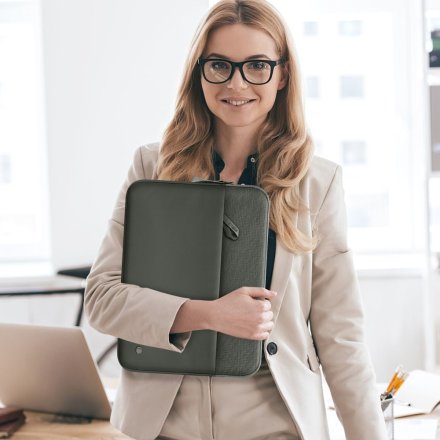 TECH-PROTECT SLEEVE LAPTOP 13-14 ARMY GREEN