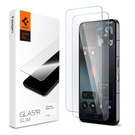SZKŁO HARTOWANE SPIGEN GLAS.TR SLIM 2-PACK NOTHING PHONE 3 CLEAR
