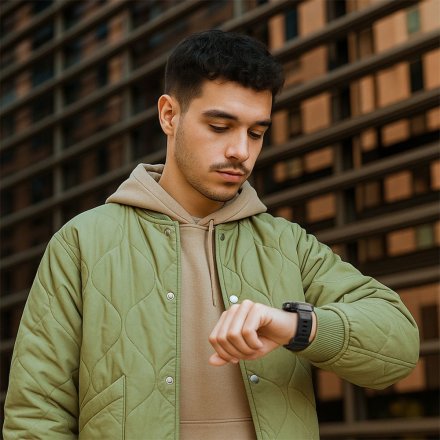 SPIGEN RUGGED ARMOR ”PRO” SAMSUNG GALAXY WATCH 8 (44 MM) MATTE BLACK
