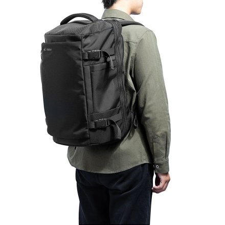 TECH-PROTECT DEFENDER S40 RYANAIR & WIZZAIR TRAVEL LAPTOP CABIN BACKPACK 20L 40x20x25 BLACK