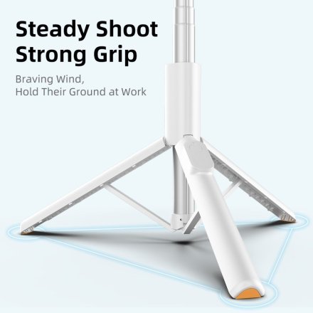 TECH-PROTECT L09S BLUETOOTH SELFIE STICK TRIPOD WHITE
