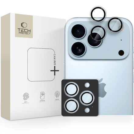 OSŁONA APARATU TECH-PROTECT CAMRING FIT+ IPHONE 14 PRO / MAX / 15 PRO / MAX / 16 PRO / MAX / 17 PRO / MAX CLEAR