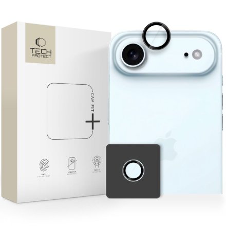 OSŁONA APARATU TECH-PROTECT CAMRING FIT+ IPHONE 17 AIR BLACK