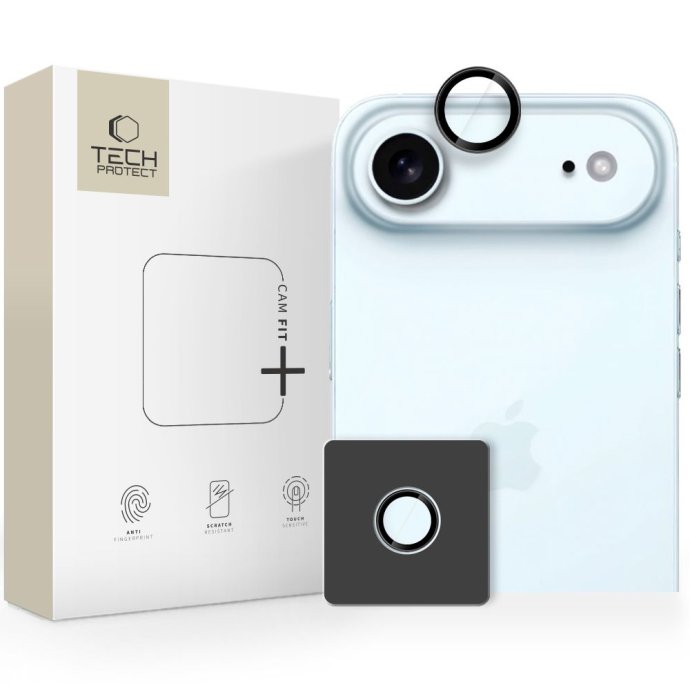 OSŁONA APARATU TECH-PROTECT CAMRING FIT+ IPHONE 17 AIR BLACK