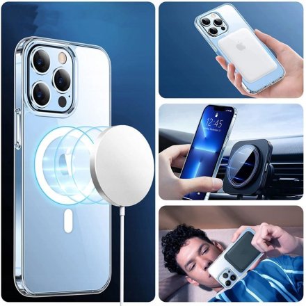 TECH-PROTECT FLEXAIR HYBRID MAGSAFE IPHONE 14 PRO CLEAR