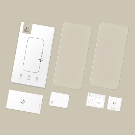 SZKŁO HARTOWANE TECH-PROTECT GLASS FIT+ 2-PACK IPHONE 16 PRO MAX / 17 PRO MAX CLEAR