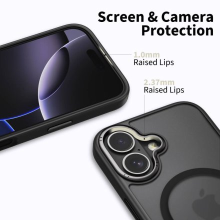TECH-PROTECT MAGEDGE MAGSAFE IPHONE 17 MATTE BLACK/GUNMETAL