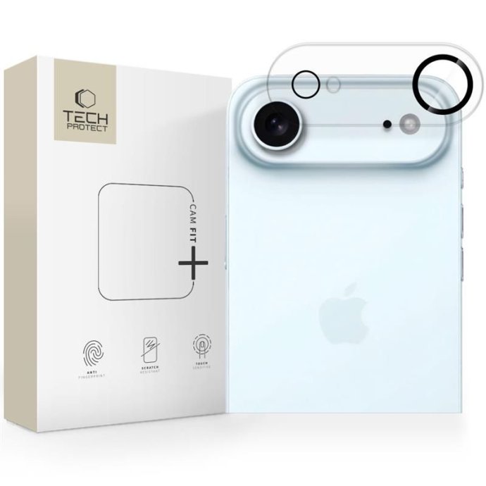 OSŁONA APARATU TECH-PROTECT CAM FIT+ IPHONE 17 AIR CLEAR