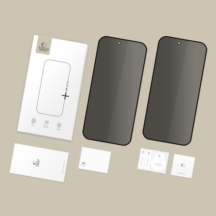SZKŁO PRYWATYZUJĄCE TECH-PROTECT GLASS SPY+ 2-PACK IPHONE 17 AIR PRIVACY