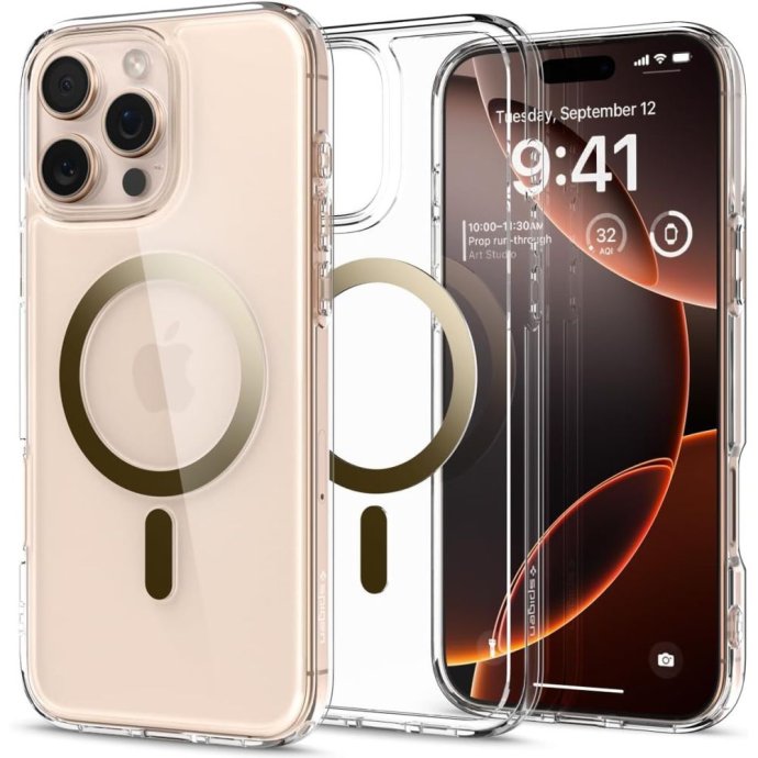 SPIGEN ULTRA HYBRID MAG MAGSAFE IPHONE 16 PRO GOLD