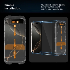 SZKŁO PRYWATYZUJĄCE TECH-PROTECT QUICK SET SPY+ 2-PACK IPHONE 13 / 13 PRO / 14 / 16E PRIVACY