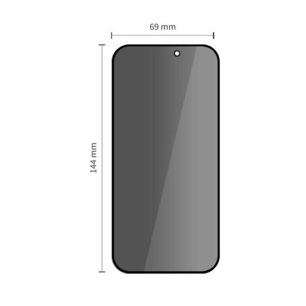 SZKŁO PRYWATYZUJĄCE TECH-PROTECT QUICK SET SPY+ 2-PACK IPHONE 14 PRO PRIVACY