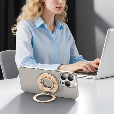 TECH-PROTECT MMR600 MAGNETIC MAGSAFE PHONE RING SATIN GOLD