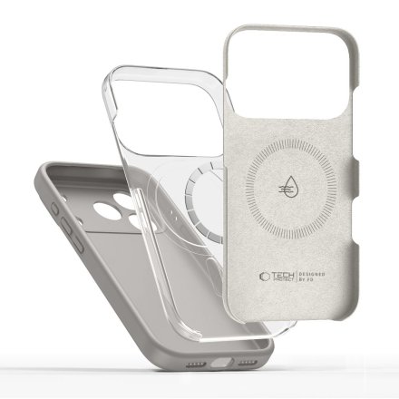TECH-PROTECT SILICONE MAGSAFE IPHONE 17 PRO MAX STONE GREY