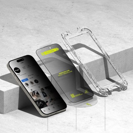 SZKŁO PRYWATYZUJĄCE RINGKE EASY SLIDE 2-PACK IPHONE 16 PRO MAX PRIVACY