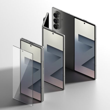 SZKŁO HARTOWANE RINGKE COVER DISPLAY EASY SLIDE 2-PACK GALAXY Z FOLD 7 CLEAR