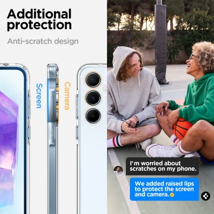 SPIGEN ULTRA HYBRID GALAXY A55 5G CRYSTAL CLEAR