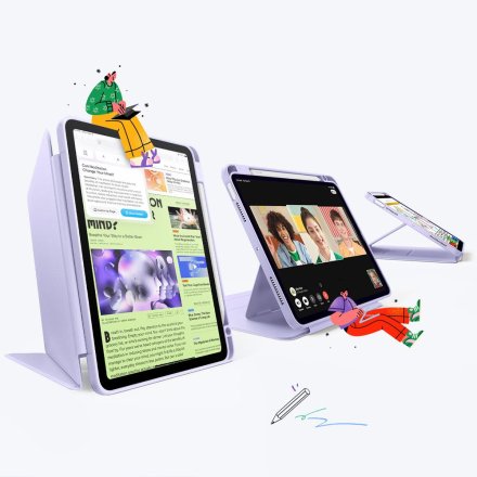 ESR FLIP HYBRID IPAD AIR 10.9” 4 / 5 / 2020-2022 / 11” 6 / 7 / 2024-2025 PURPLE