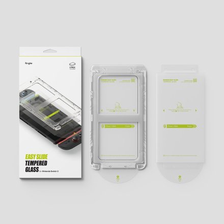 SZKŁO HARTOWANE RINGKE EASY SLIDE 2-PACK NINTENDO SWITCH 2 CLEAR