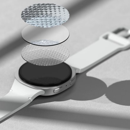 SZKŁO HARTOWANE RINGKE TEMPERED GLASS PRO 2-PACK GALAXY WATCH 8 (44 MM) CLEAR
