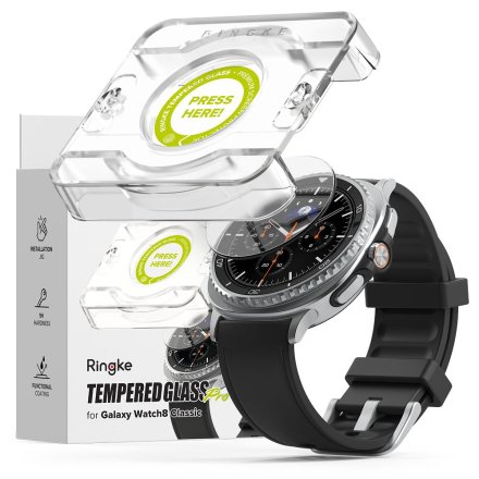 SZKŁO HARTOWANE RINGKE TEMPERED GLASS PRO 2-PACK GALAXY WATCH 8 CLASSIC (46 MM) CLEAR