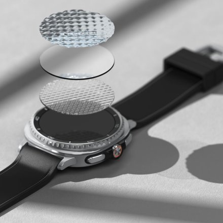 SZKŁO HARTOWANE RINGKE TEMPERED GLASS PRO 2-PACK GALAXY WATCH 8 CLASSIC (46 MM) CLEAR