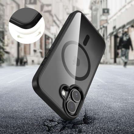 TECH-PROTECT MAGMAT MAGSAFE IPHONE 17 BLACK/CLEAR