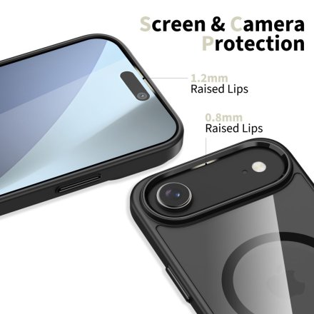 TECH-PROTECT MAGMAT MAGSAFE IPHONE 17 AIR BLACK/CLEAR