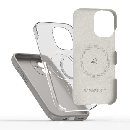 TECH-PROTECT SILICONE MAGSAFE IPHONE 17 STONE GREY