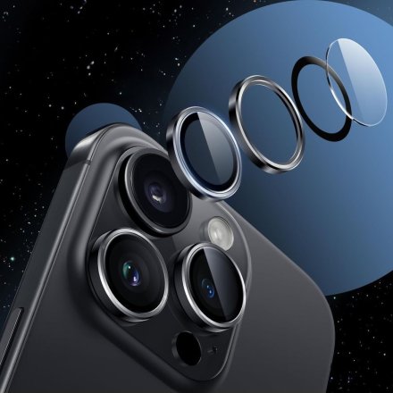 OSŁONA APARATU TECH-PROTECT CAMRING FIT+ IPHONE 14 PRO / MAX / 15 PRO / MAX / 16 PRO / MAX / 17 PRO / MAX BLACK