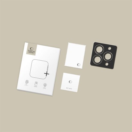 OSŁONA APARATU TECH-PROTECT CAMRING FIT+ IPHONE 14 PRO / MAX / 15 PRO / MAX / 16 PRO / MAX / 17 PRO / MAX BLACK